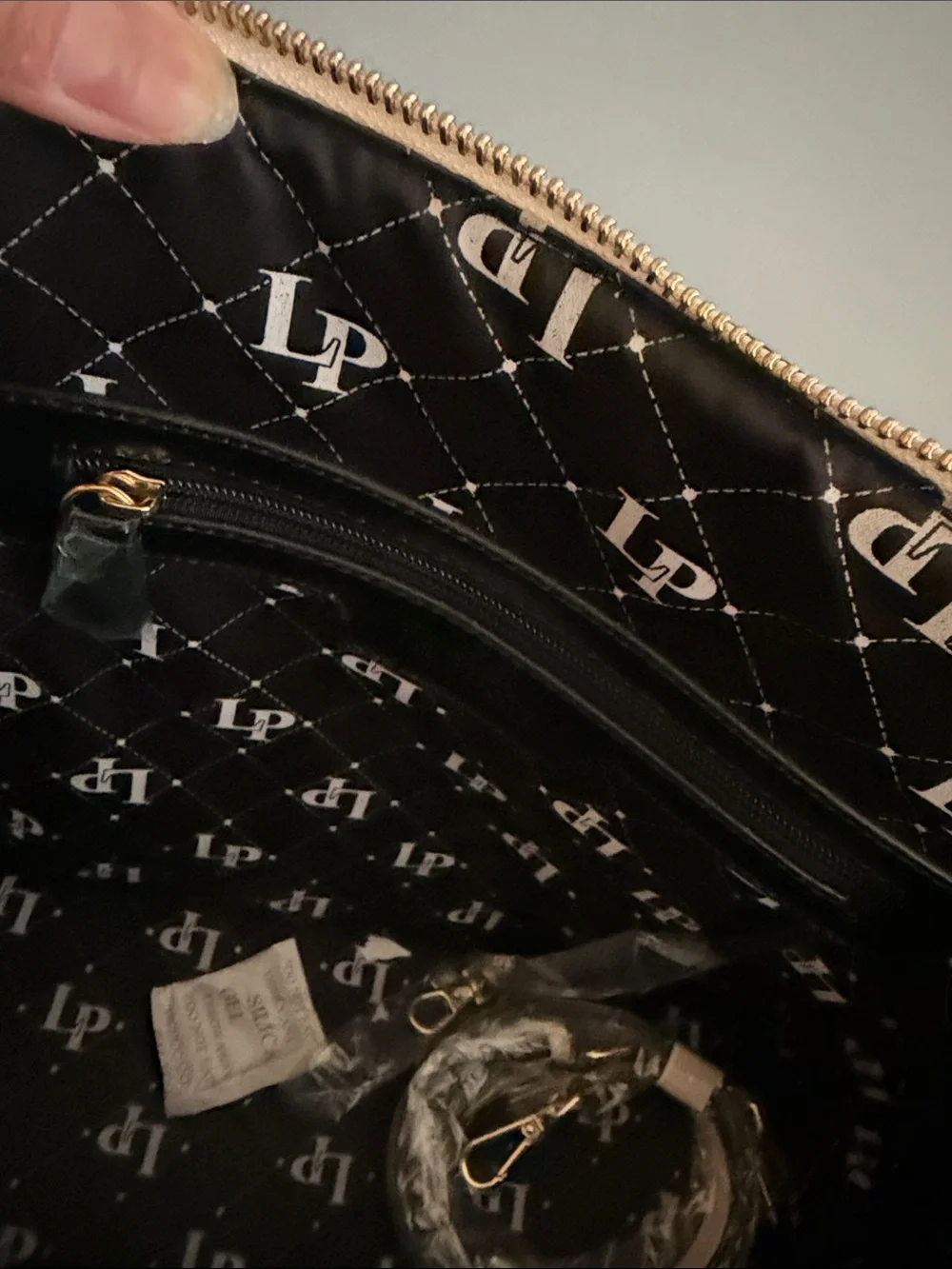 London Graphic Dome Satchel - White & Multicolor
